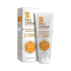 کرم ضد آفتاب و ضد لک بی رنگ پرودرما SPF50