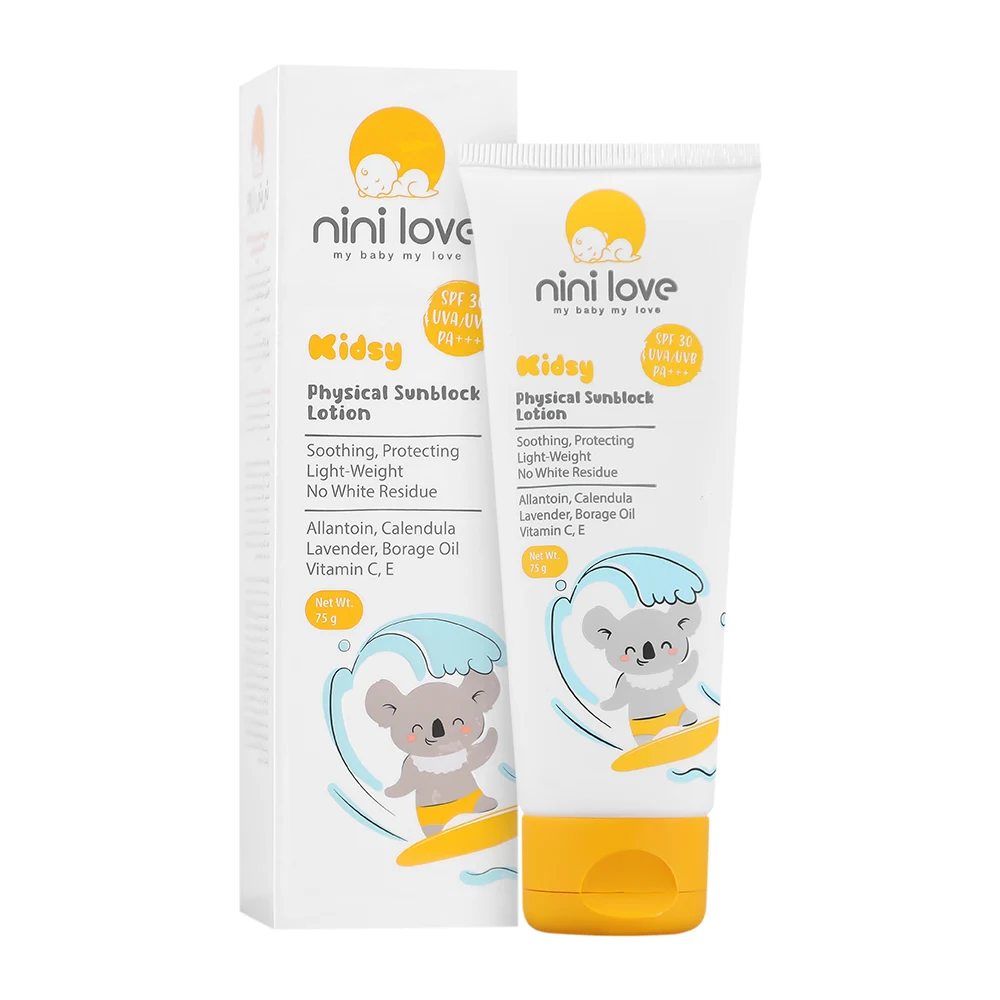 لوسیون ضد آفتاب کودک نی نی لاو SPF30 1 لوسیون ضد آفتاب کودک نی نی لاو SPF30