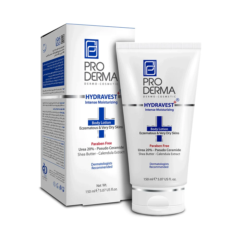 لوسیون مرطوب کننده بدن پرودرما حاوی اوره 20% 1 لوسیون مرطوب کننده بدن پرودرما حاوی اوره 20%